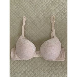 Aerie Cotton Bridget Push-Up Bra, Size 32B